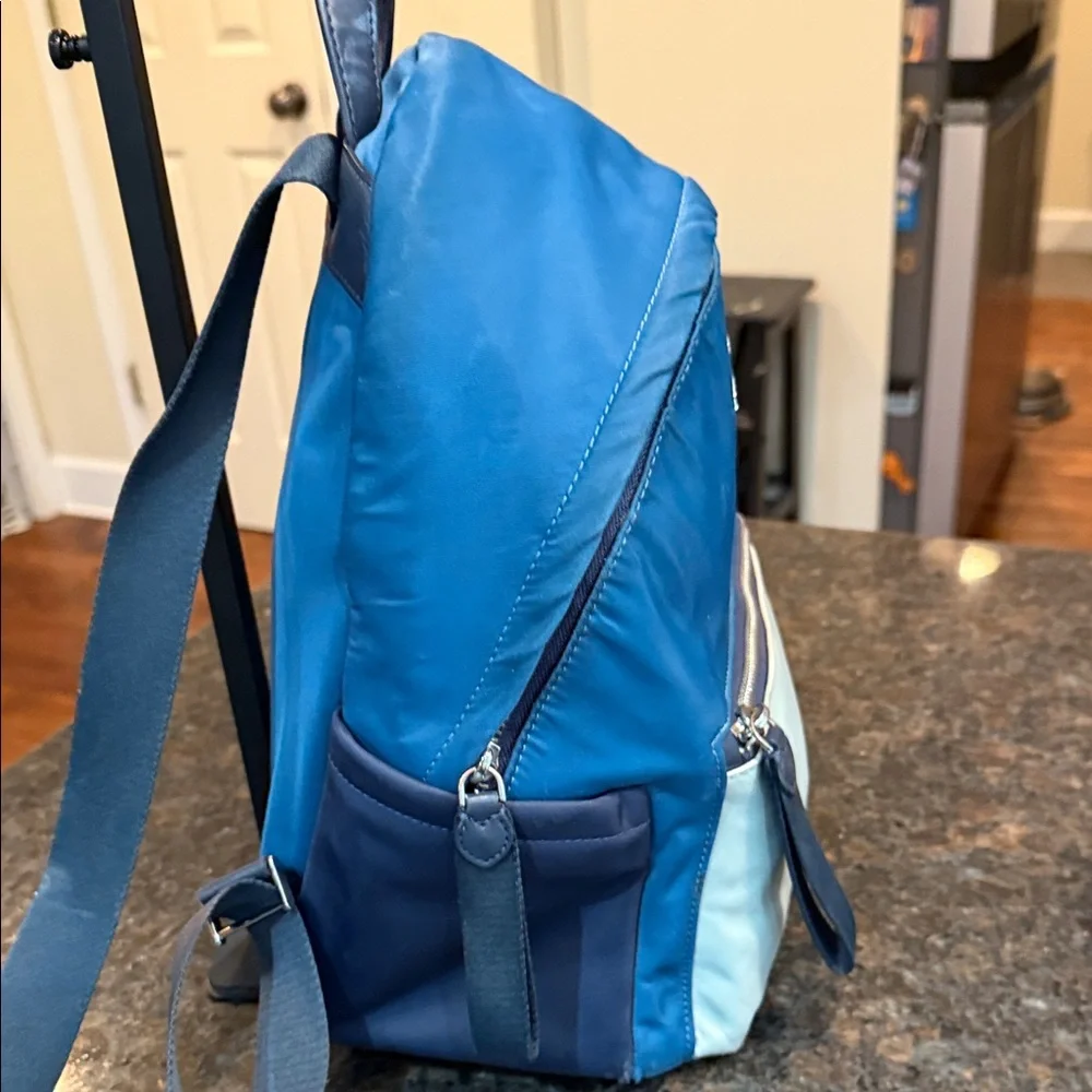 Kate Spade Vibrant Blue and White Backpack
